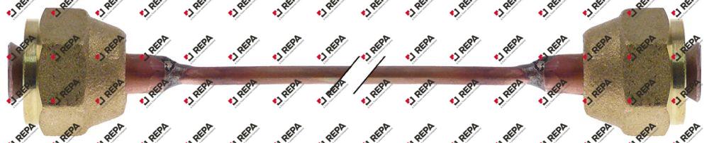capilar empalme 1/4" SAE L 500mm cobre 