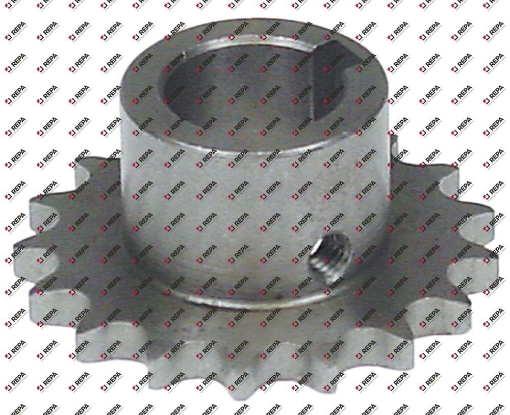 Kettenzahnrad DIN/ISO 06 B-1 Teilung 3/8" Zähne 17