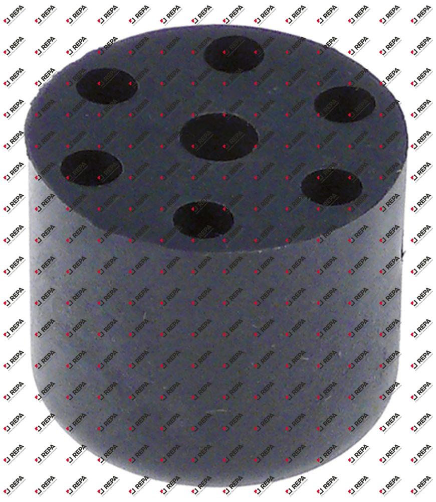 Gerätefuß ø 29mm H 25mm Bohrung ø 6,5mm