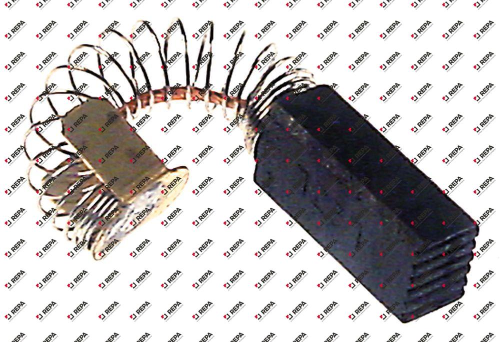 Balai de charbon H 6mm L 18mm lar. 8mm