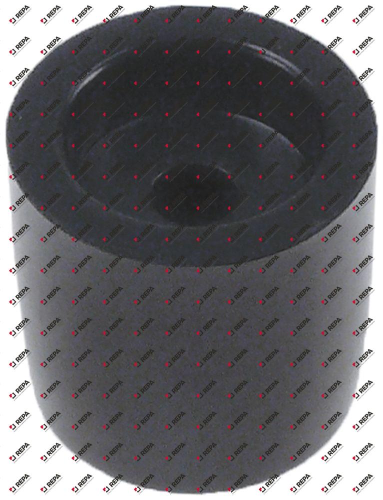 piede ø 23mm H 23,5mm foro ø 5mm con. 1 pz