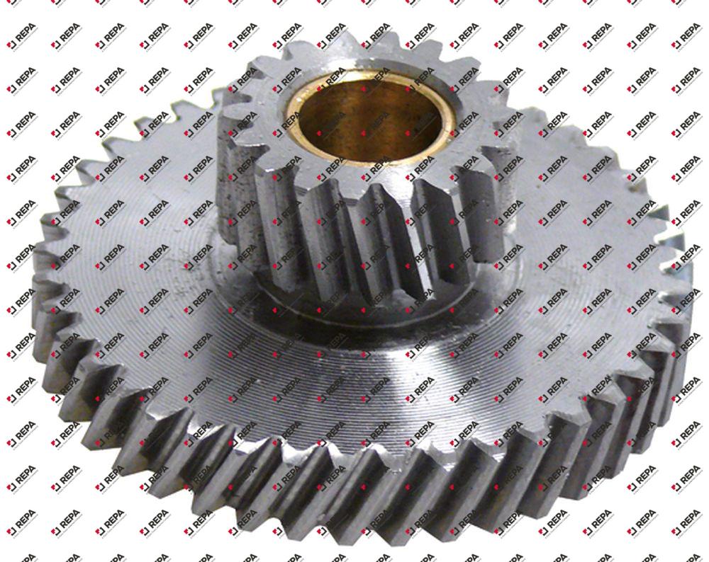 engrenage doublé ø 32/70mm logement d'axe ø 15mm
