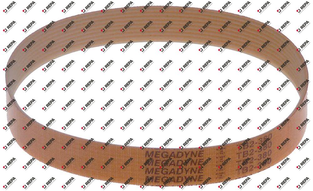 Poly-v belt L 380mm W 20mm grooves 10 profile TB2