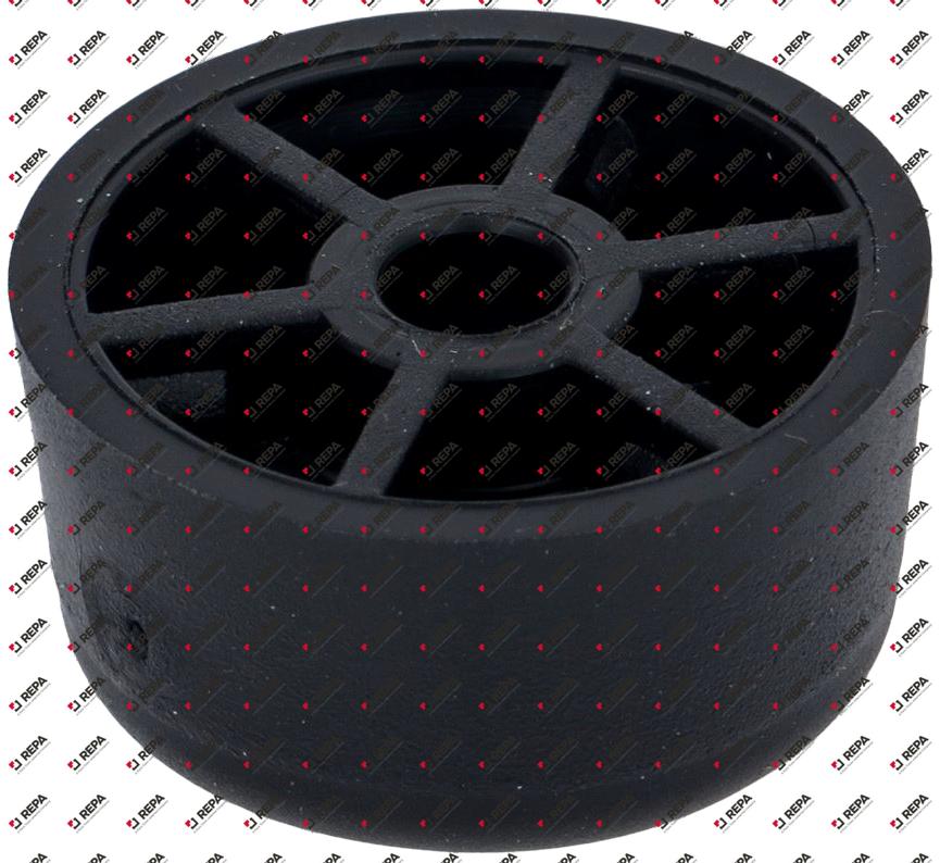 Piede ø 25mm H 15mm foro ø 5mm conf. 1pz