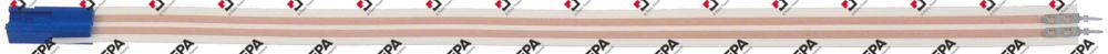 câble plat 2-pôles L 175mm pas 2mm