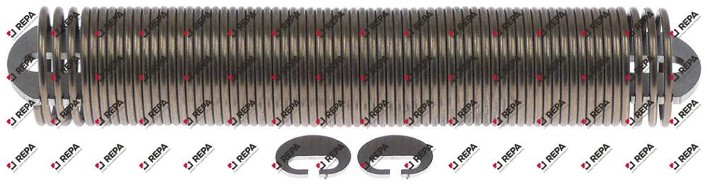 Zugfeder ø 27mm Gesamtlänge 150mm