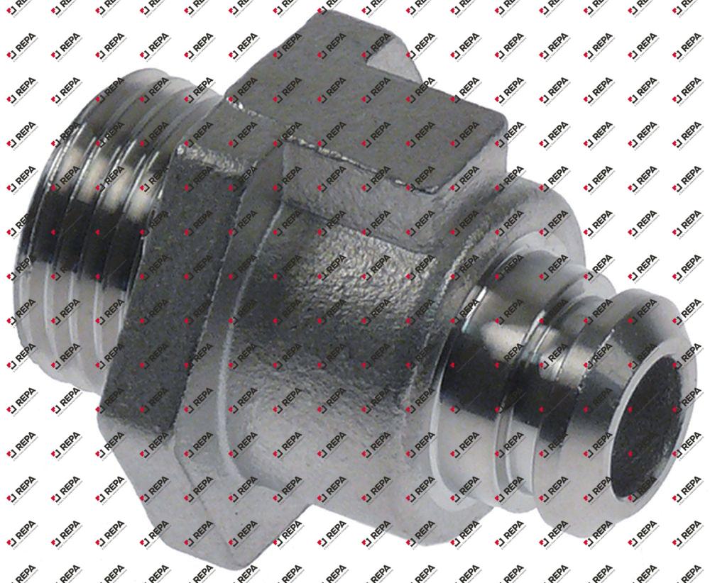 Anschlussstück H 41mm D1 ø 23,5mm D2 ø 16mm