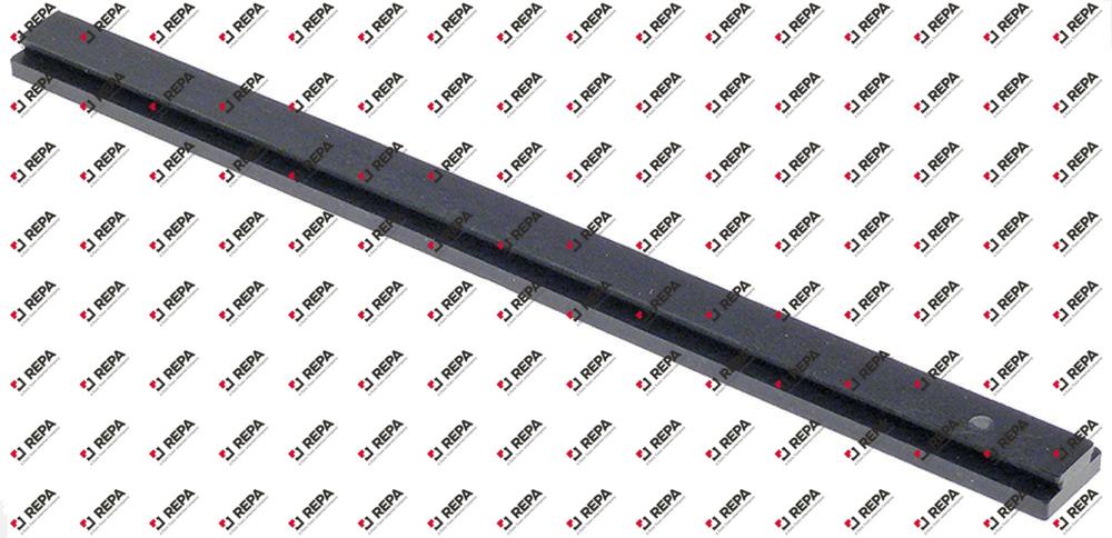  L 298mm lar. 23mm H 9,5mm per fissaggio su barra