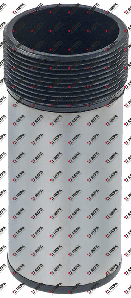 Pied d'appareil tube ø 56mm inox H 130mm mesure 2"