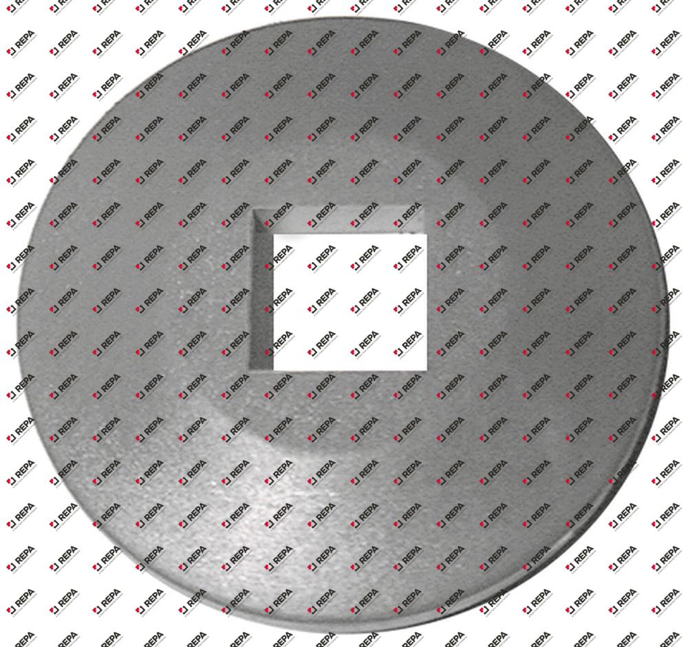 Abweisrolle PVC ID ø 25x25mm grau AD ø 99 mm