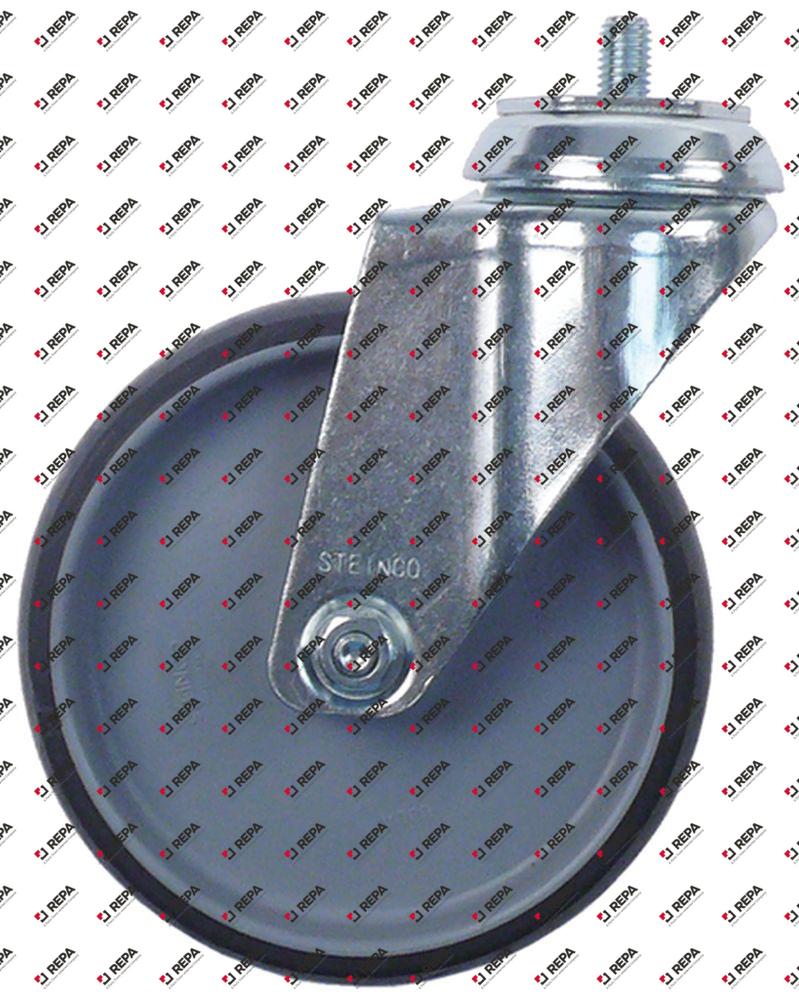 Lenkrolle Gewinde H 161 mm -20 bis +60°C ø 125 mm