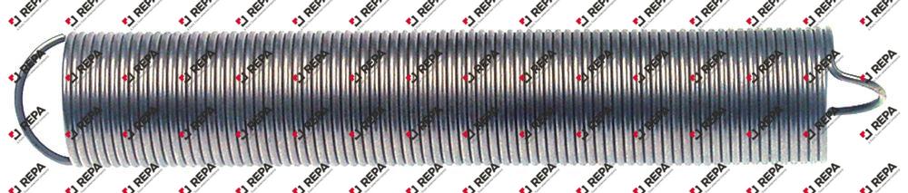 Zugfeder ø 18,3 mm Gesamtlänge 116 mm