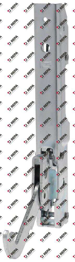 Cerniera forno acciaio zincato L 165mm
