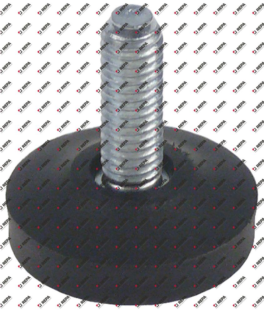 equipment foot thread M8x1.25 thread L 23mm H 10mm