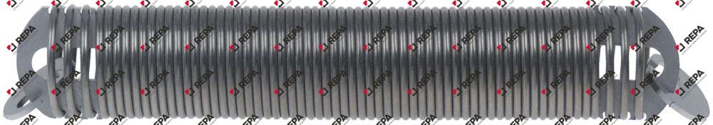 Zugfeder ø 21,6mm Gesamtlänge 123mm