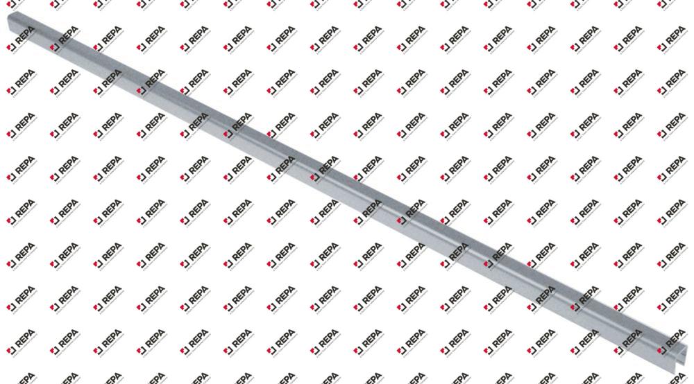 U-Profil für Verdampfer L 635mm B 16mm H 13mm