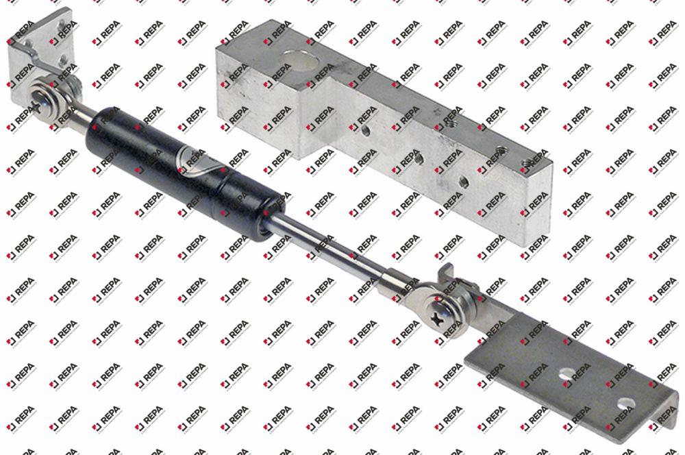 resorte de gas izquierdo 80N D1 ø 6mm D2 ø 15mm