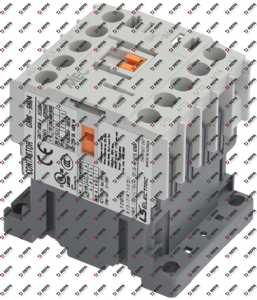 relais AC1 20A 230VAC hoofdcontact 4NO