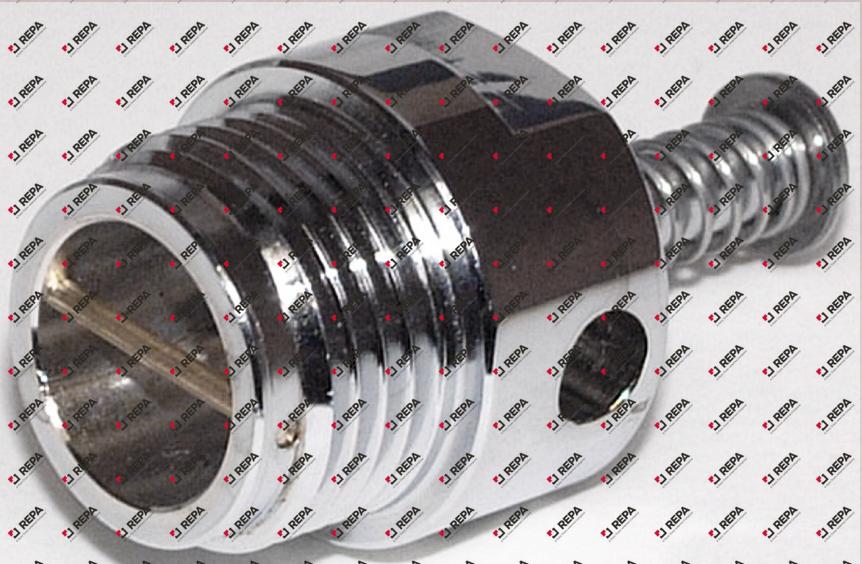 Luftventil Gewinde 1/2" AG verchromt ø 25mm L 16mm