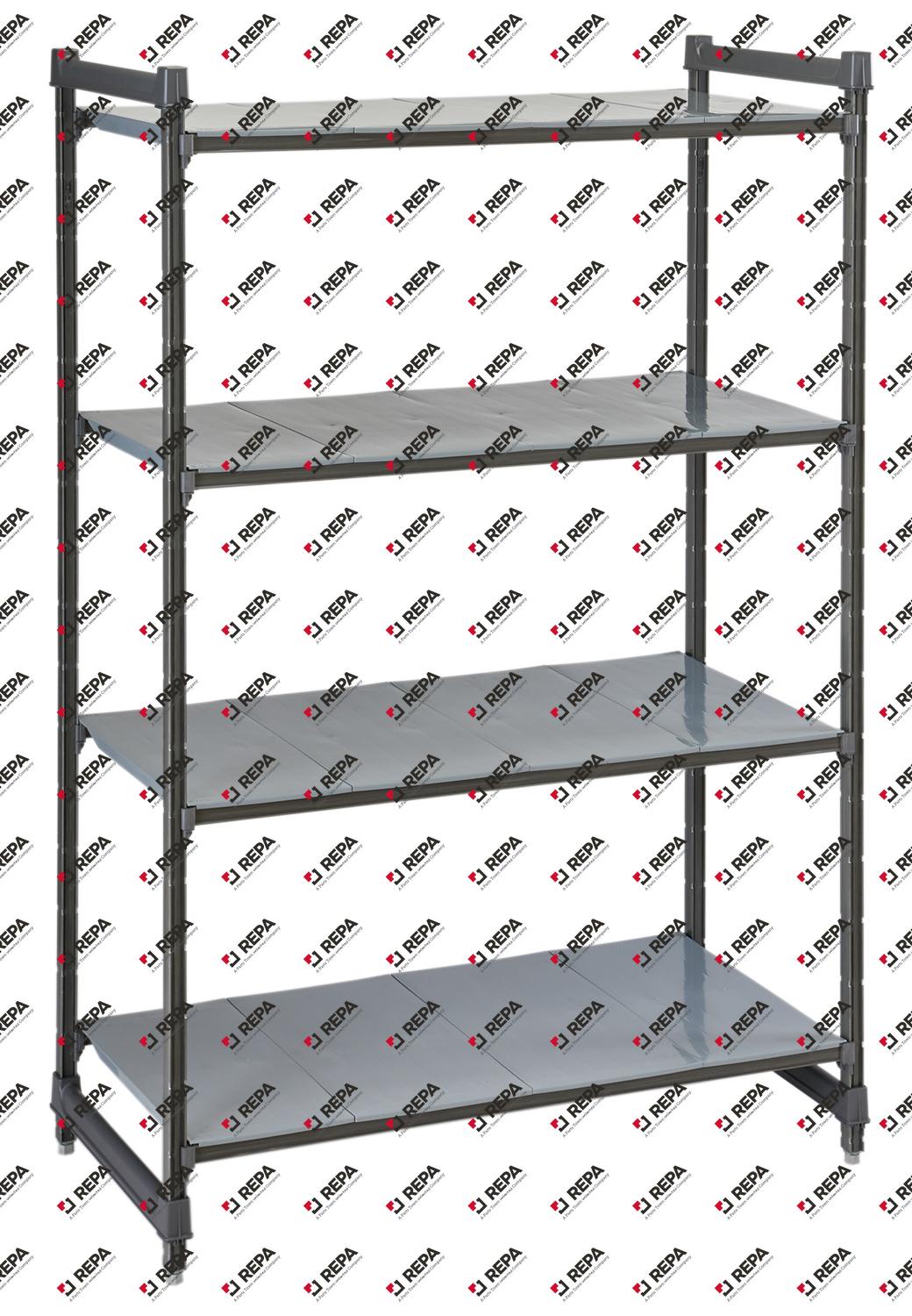 Basic shelf 460 x 765 x 1830 mm solid