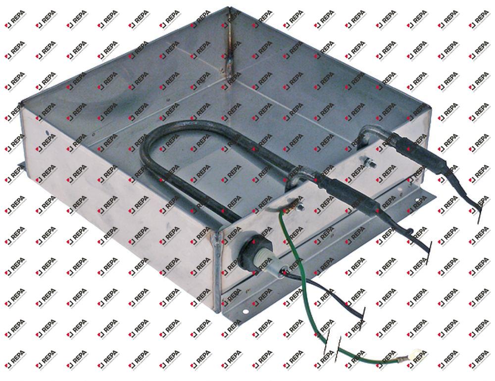 Abtauwanne 650 W 230 V H 75 mm L 240 mm B 240 mm