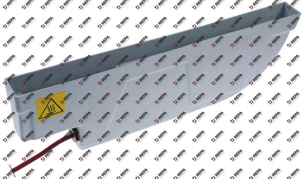 Tauwasserschale beheizt L 485mm B 42mm H 154mm