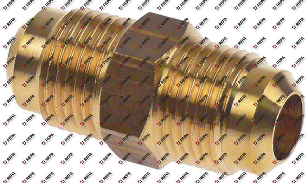 Boquilla doble empalme 1/2" SAE 7110/4