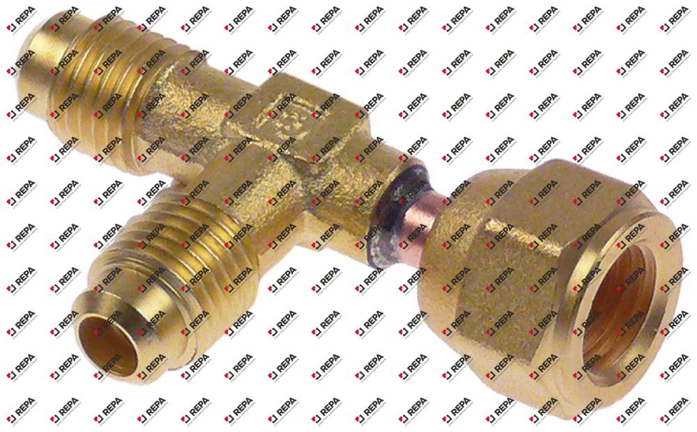 T-Stück Anschluss 1/4" SAE Gewinde 1/4" 8380/X06