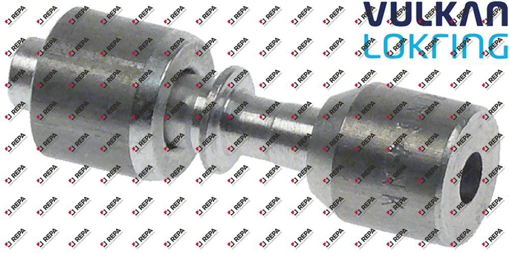 coupling for aluminium tubes