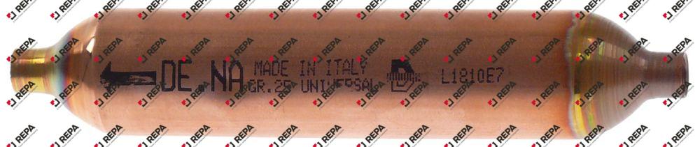 deshidratador tamaño 25g ø 24mm L 131mm