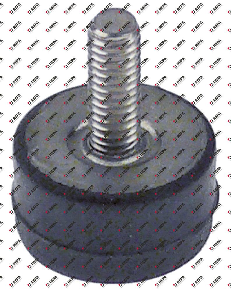 Bloqueador rosca M4 D1 ø 15mm L 8mm con racor