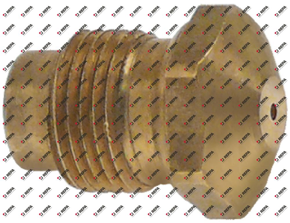 Ugello del gas filetto M12x1 CH 14 foro ø 1,55mm