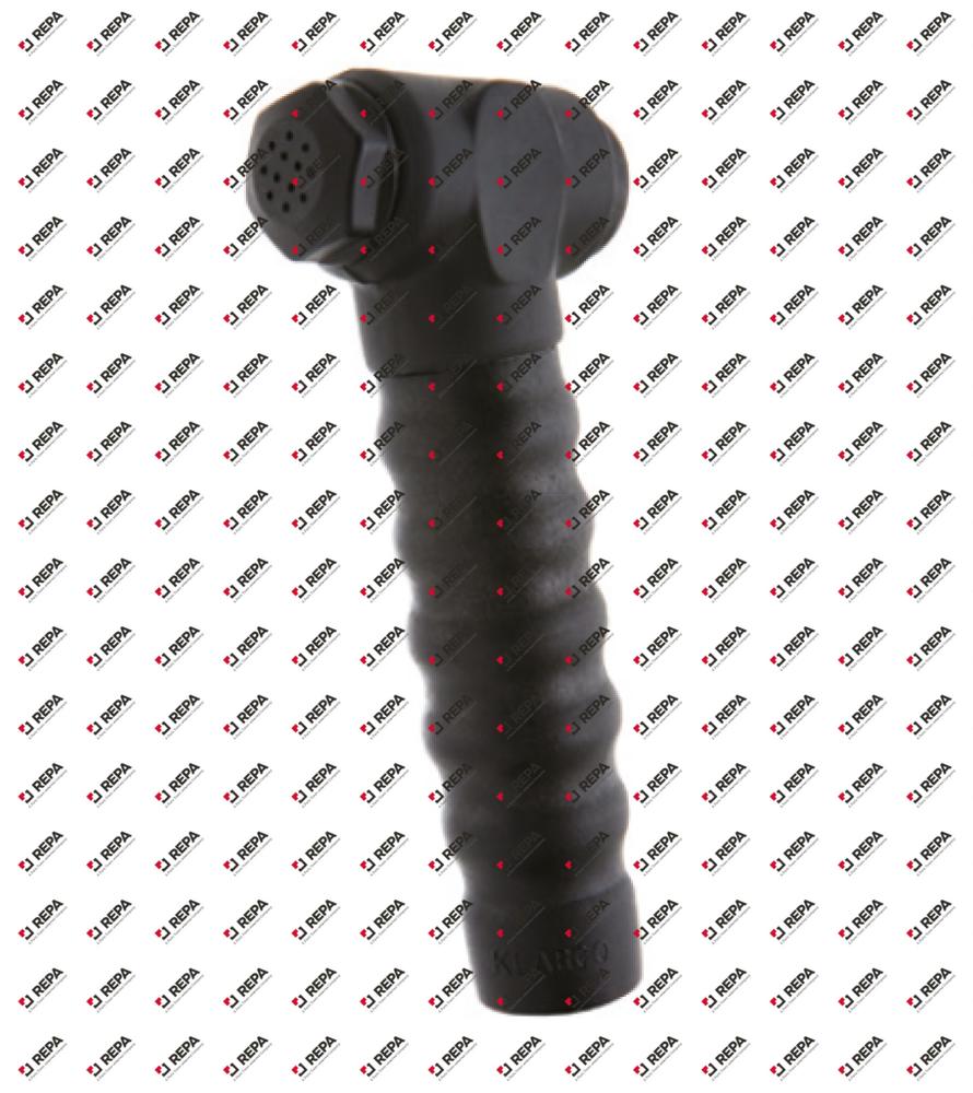 Douchette ECO/P rev. TPV noir F3/8 avec clapet