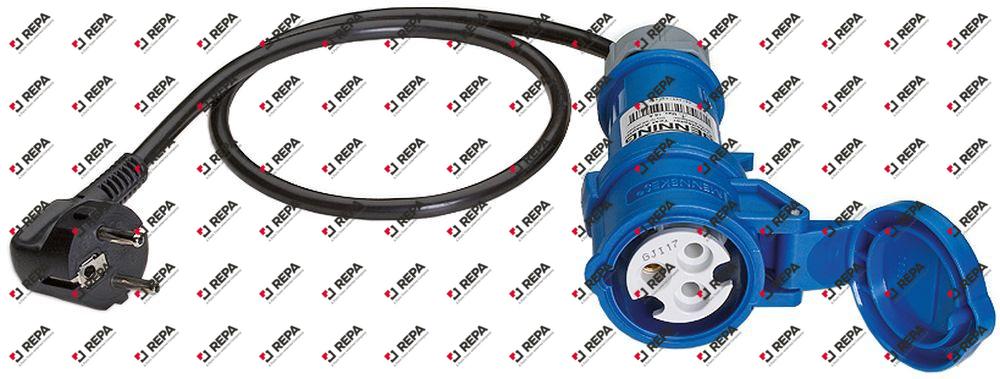 Adattatore per misure monofase/16A CEE-SCHUKO