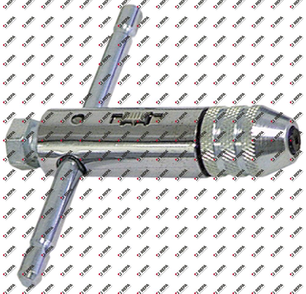 Tapsleutel L 85mm met ratel grootte M3 - M10