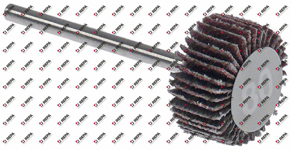 Abanicos lijadores ø 20 mm H 10 mm grano 80