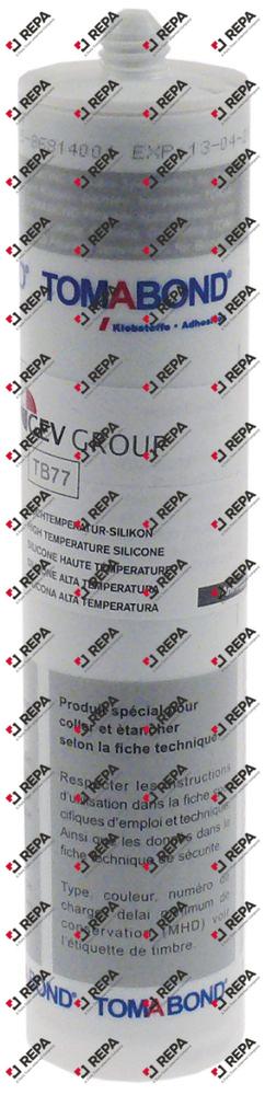 Hochtemperatur-Silikon anthrazit T.max. 300 °C