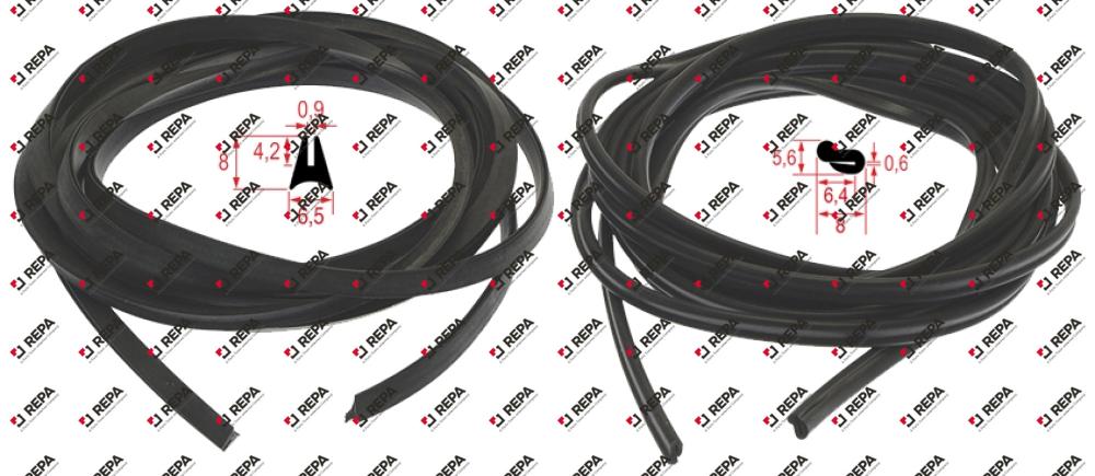 guarnizione vetro L 4000mm adattabile a UNOX