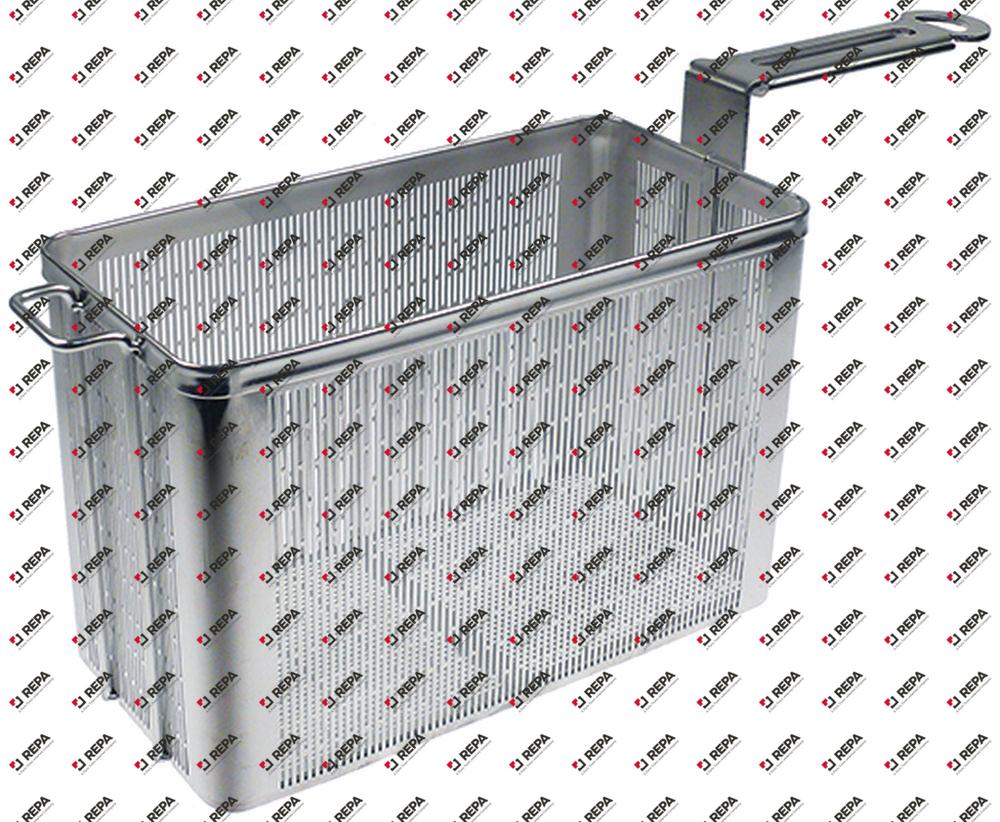 pasta basket L1 300mm W1 150mm H1 200mm H3 245mm