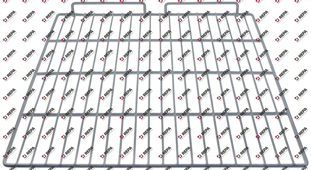 Grate plastic-coated steel grey W 535 mm D 650 mm