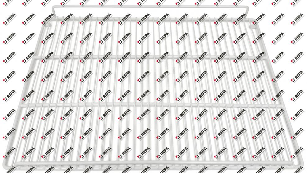 grate W 530mm D 380mm H 40mm plastic-coated steel