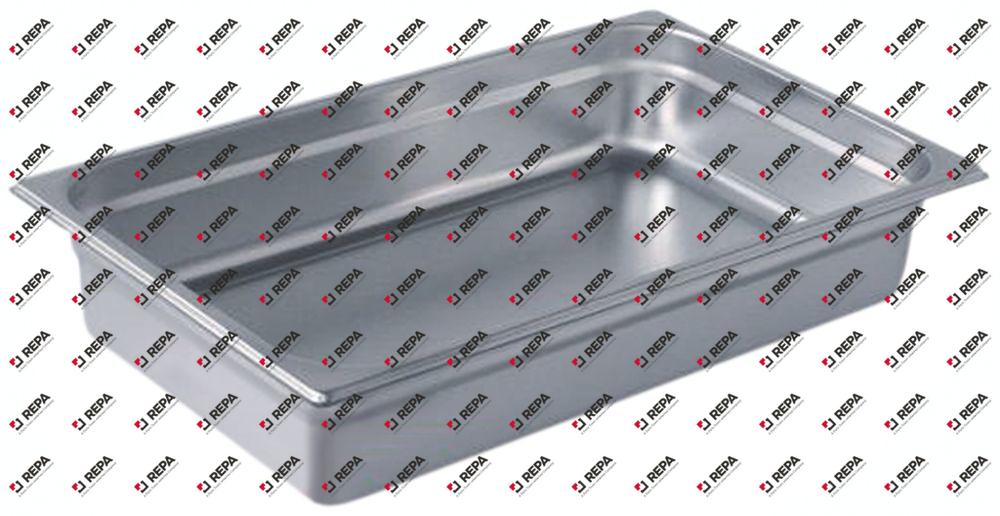 GN container SS 18/10 size GN 1/1 D 100mm