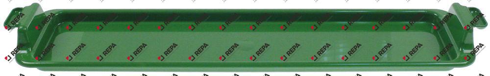 Krümeltablett grün H 54 mm L 648 mm B 143 mm für
