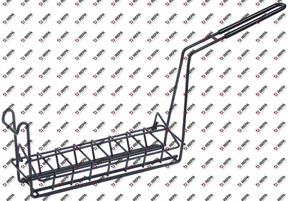 Korb B1 100 mm L1 300 mm H1 75 mm Stahl schwarz