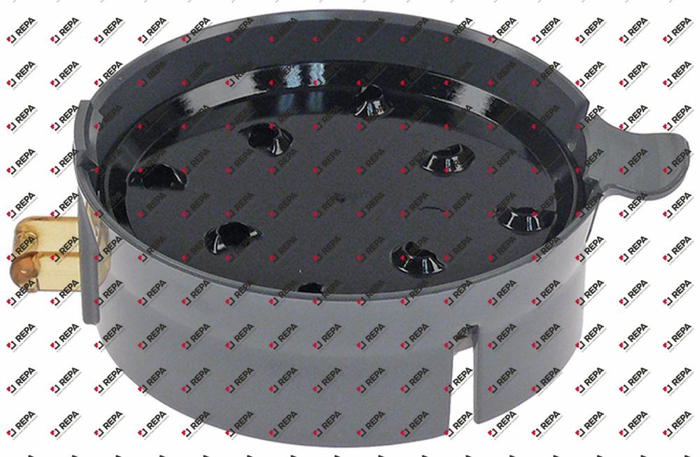 Dosiersystem ø 90 mm grau H 32 mm