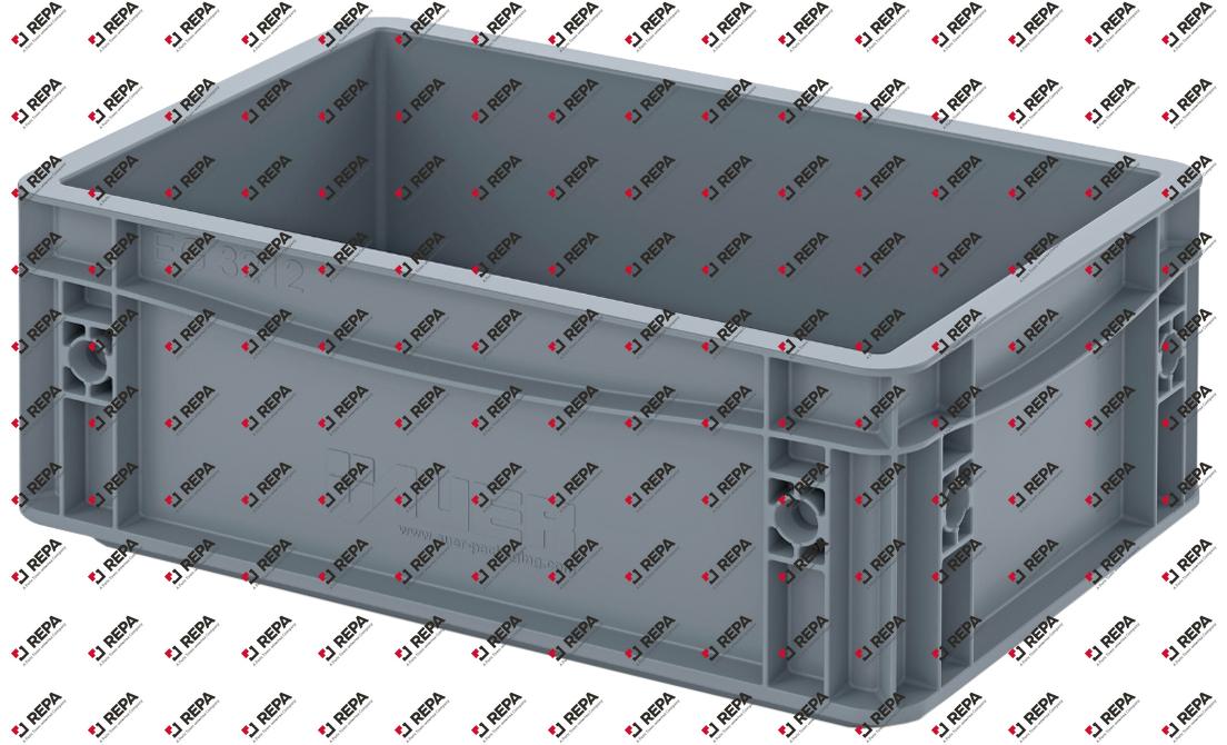 Container L 300mm B 200mm H 120mm 5,3l zilvergrijs
