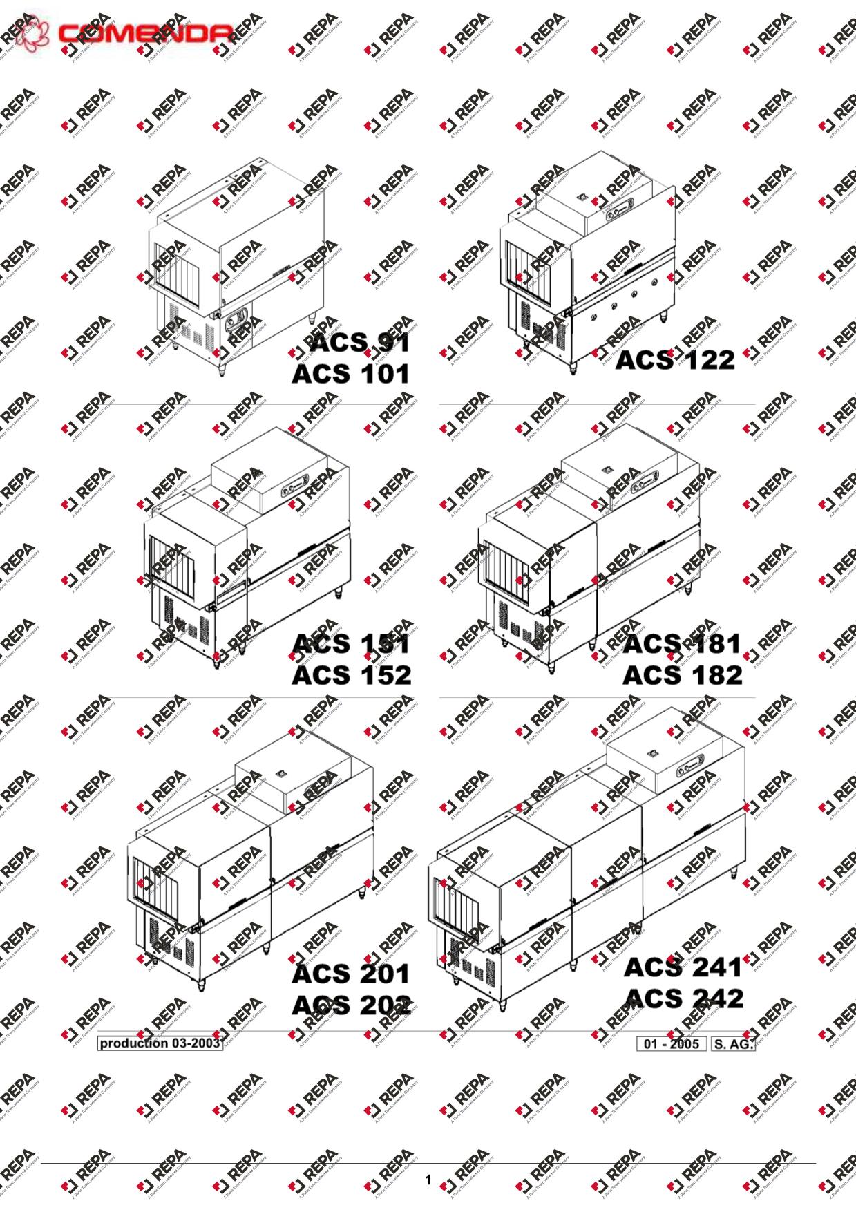 COMENDA ACS152-DIGIT (200303-) Yil 200303- — Pan/utensilwashing machines conveyor type
