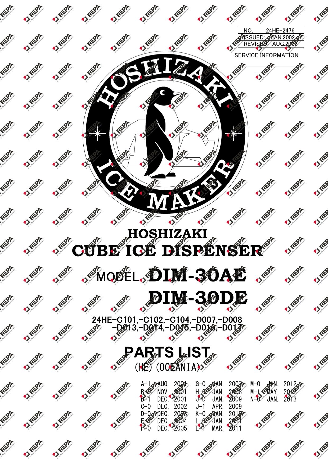 HOSHIZAKI DIM-30AE (200108-)