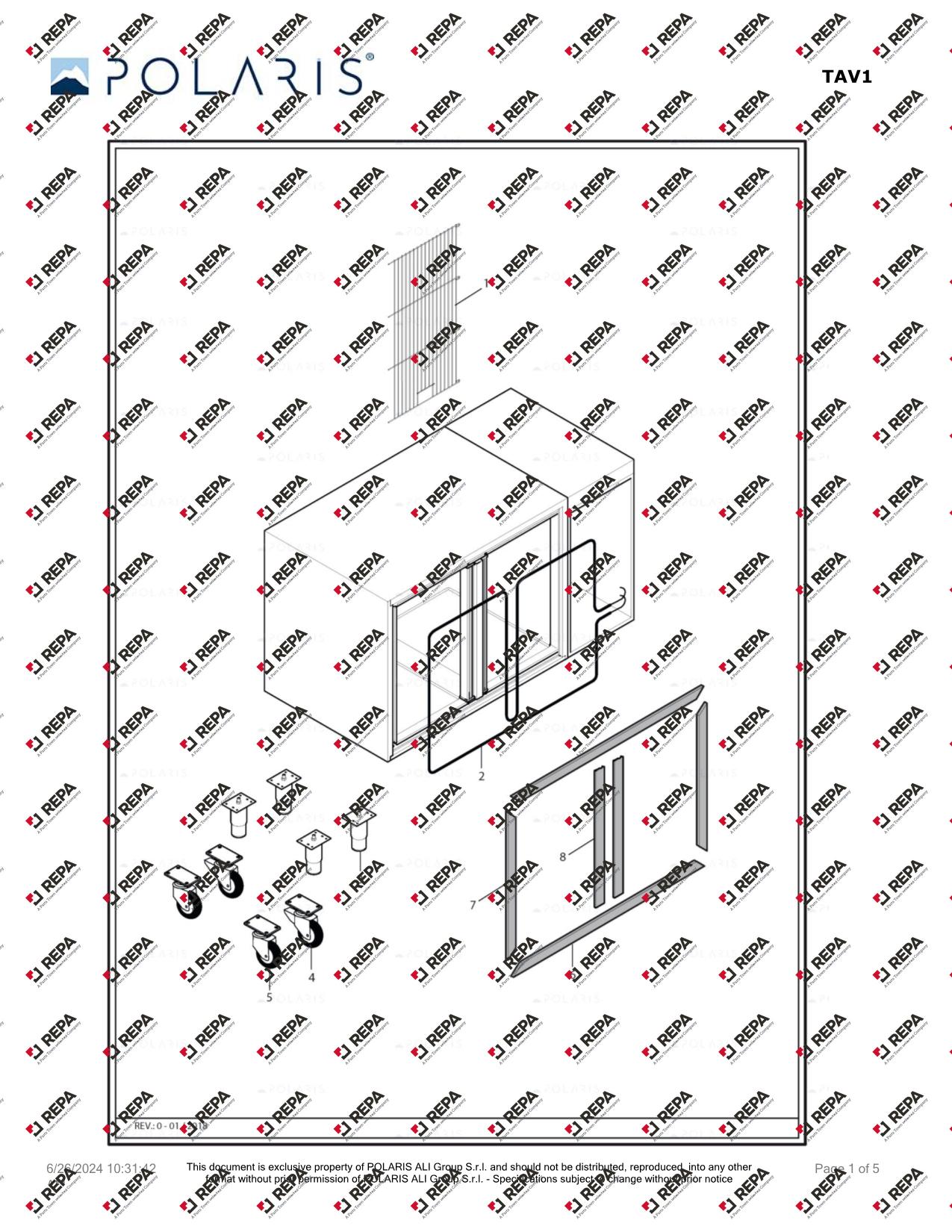 POLARIS T21-02-PRED-H=660