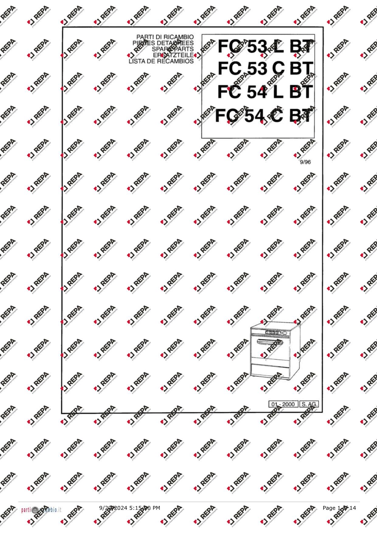 COMENDA FC54CBT — Dishwasher